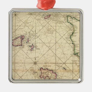 Jersey, Guernsey Metalen Ornament
