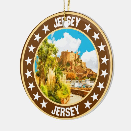 Jersey Keramisch Ornament (Links)