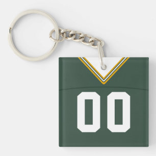 Jersey Keyring, Football Lacrosse Sleutelhanger