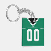 Jersey Keyring, Football Lacrosse Sleutelhanger (Voorkant Links)