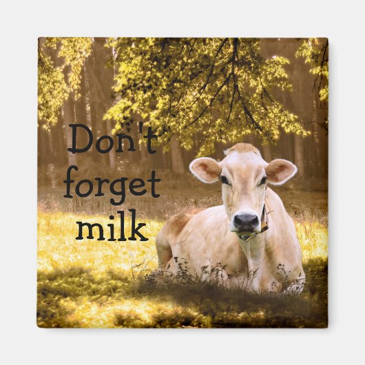 Jersey Koe Magneet (Voorkant)