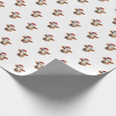 Jersey Koe "Moory Christmas" Cadeaupapier (Hoek)