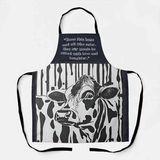 Jersey Koe  Schort (Voorkant)