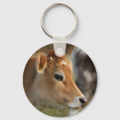 Jersey Koe Sleutelhanger (Voorkant)