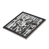 Jersey Koe Tegeltje (Zijkant)