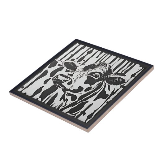 Jersey Koe Tegeltje (Zijkant)