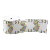 jersey map ribbon grosgrain lint (Spoel)