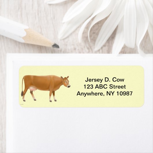 Jersey Milk Koe Label (Insitu)