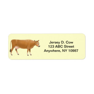 Jersey Milk Koe Label