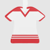 Jersey Naam & Nummer Ornament Sjabloon, Hockey LAX (voorkant)