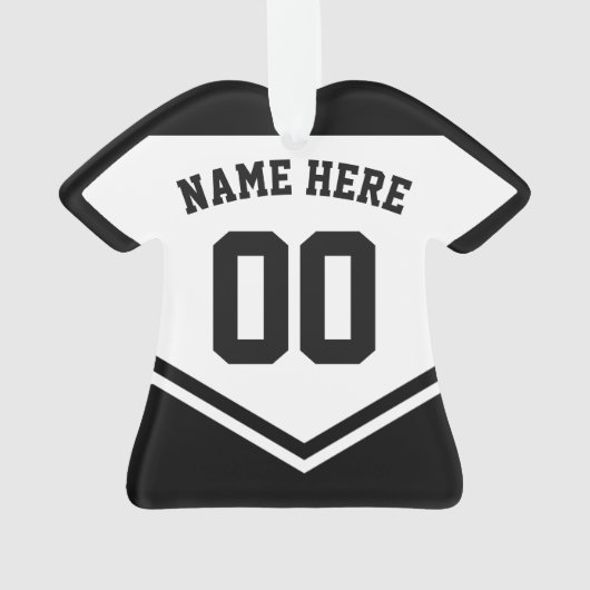 Jersey Naam Nummer Ornament Sjabloon, Hockey Rugby (achterkant)
