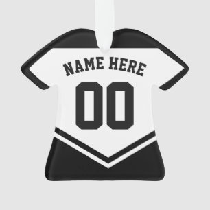 Jersey Name Number Ornament Sjabloon, Hockey Rugby