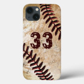 Jersey Number Cool  Baseball iPhone 6 Hoesjes (Achterkant)