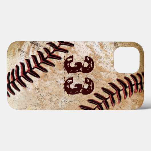 Jersey Number Cool  Baseball iPhone 6 Hoesjes (Achterkant (horizontaal))