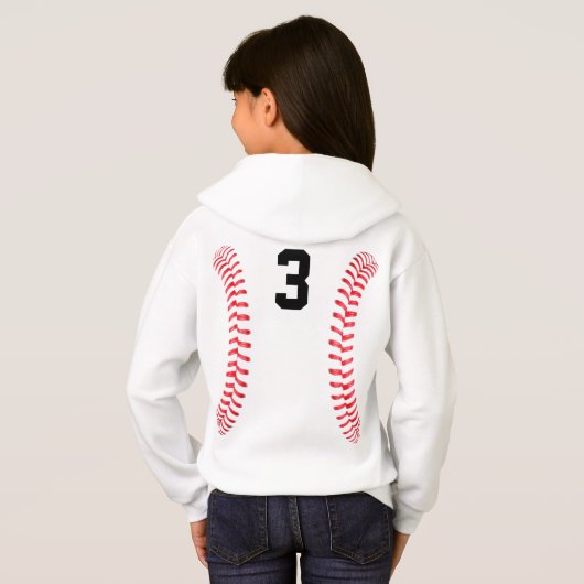 Jersey Number en teamnaam van Softball Seams Playe (Achterkant volledig)