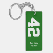 Jersey Number Sleutelhanger (Voorkant Links)