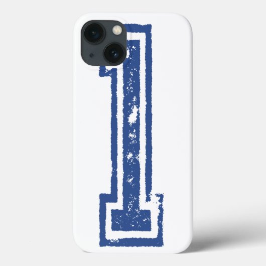 jersey nummer 1 Case-Mate iPhone case (Achterkant)