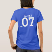 jersey nummer 2 t-shirt (Achterkant)