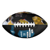 Jersey Nummer | Blauw Afstuderen Monogram American Football (Voorkant)