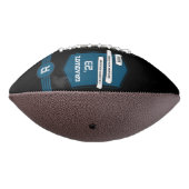 Jersey Nummer | Blauw Afstuderen Monogram American Football (Gedraaid 270)