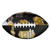 Jersey Nummer | Goud Afstuderen Monogram American Football (Voorkant)