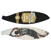 Jersey Nummer | Goud Afstuderen Monogram Basketbal (Panelen)