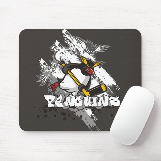 Jersey Penguins Graffiti Muismat (Met muis)