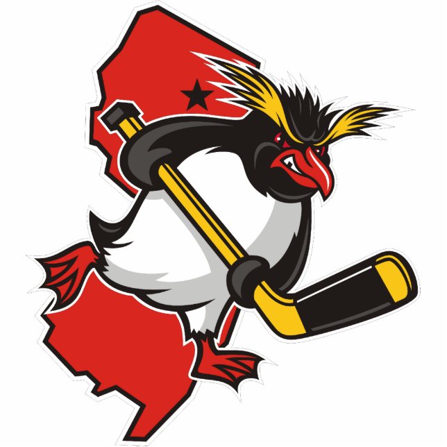 Jersey Penguins Ornament Fotobeeldje Ornament (Voorkant)