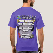 Jersey Pinball Association PinGolf T-shirt (Achterkant)