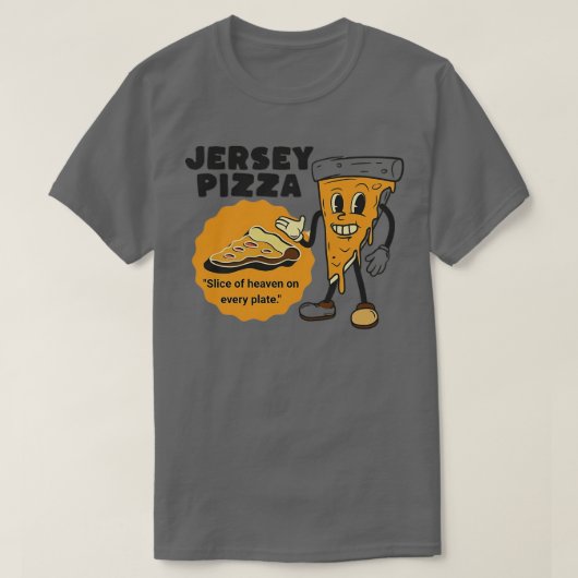 Jersey Pizza T-shirt (Design voorkant)