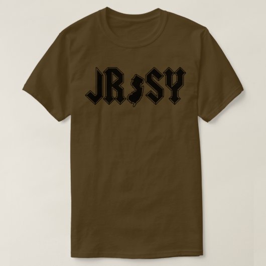 Jersey Rocks T-shirt (Design voorkant)