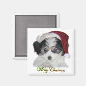 Jersey Santa Kerstmis Magnet (Voorkant / Achterkant)