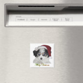Jersey Santa Kerstmis Magnet (Insitu (Vaatwasser))
