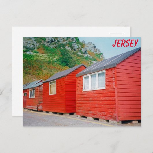 Jersey sheds briefkaart (Voorkant / Achterkant)