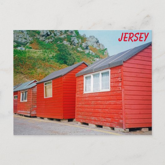 Jersey sheds briefkaart (Voorkant)