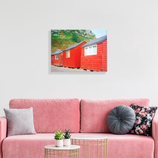 Jersey sheds canvas afdruk (Insitu (Woonkamer))