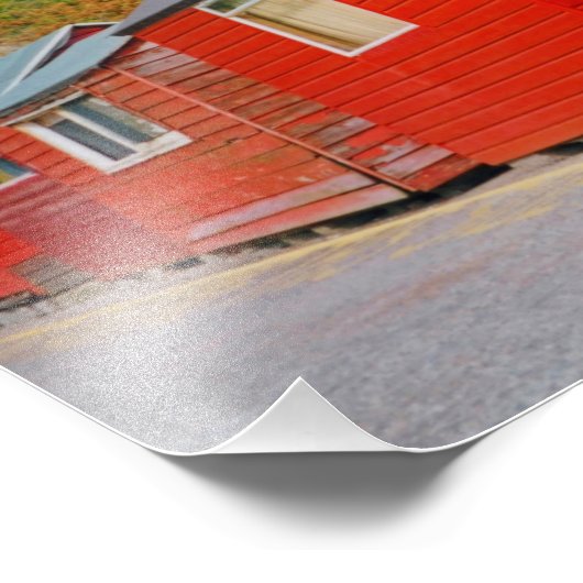 Jersey sheds foto afdruk (Hoek)