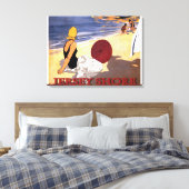 Jersey Shore Beach Canvas Afdruk (Insitu (Slaapkamer))