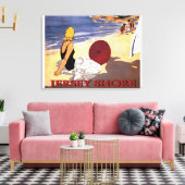 Jersey Shore Beach Canvas Afdruk (Insitu (Woonkamer))