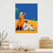  Jersey Shore, Beach Poster (Keuken)