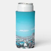 Jersey Shore Beach Seltzer Blikjeskoeler (Seltzer Achterkant)