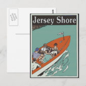 Jersey Shore Boat Ride, stijl Briefkaart (Voorkant / Achterkant)
