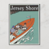 Jersey Shore Boat Ride, stijl Briefkaart (Voorkant)