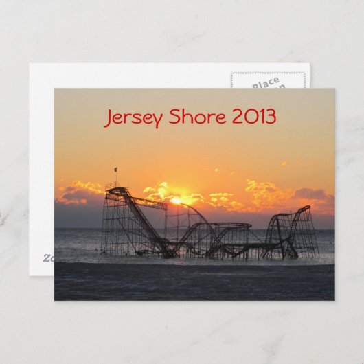 Jersey Shore Briefkaart (Voorkant / Achterkant)