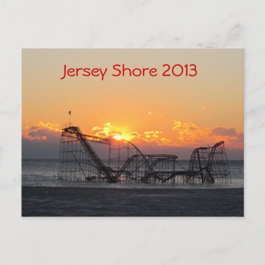 Jersey Shore Briefkaart (Voorkant)