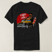 Jersey Shore CABS ZIJN HIER T-shirt (Design voorkant)