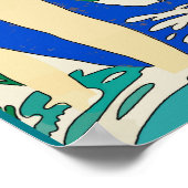 Jersey Shore, Deco Bather, Japans Poster (Hoek)