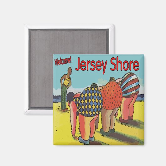 Jersey Shore Exercise Class Magneet (Voorkant / Achterkant)