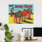  Jersey Shore Exercise Class Poster (Thuiskantoor)