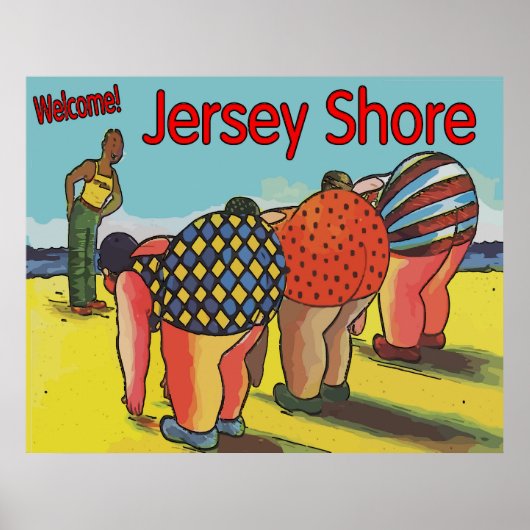  Jersey Shore Exercise Class Poster (Voorkant)